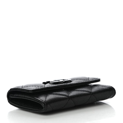 Chanel Caviar Quilted My Everything Flap Card Holder Black 5 of 10