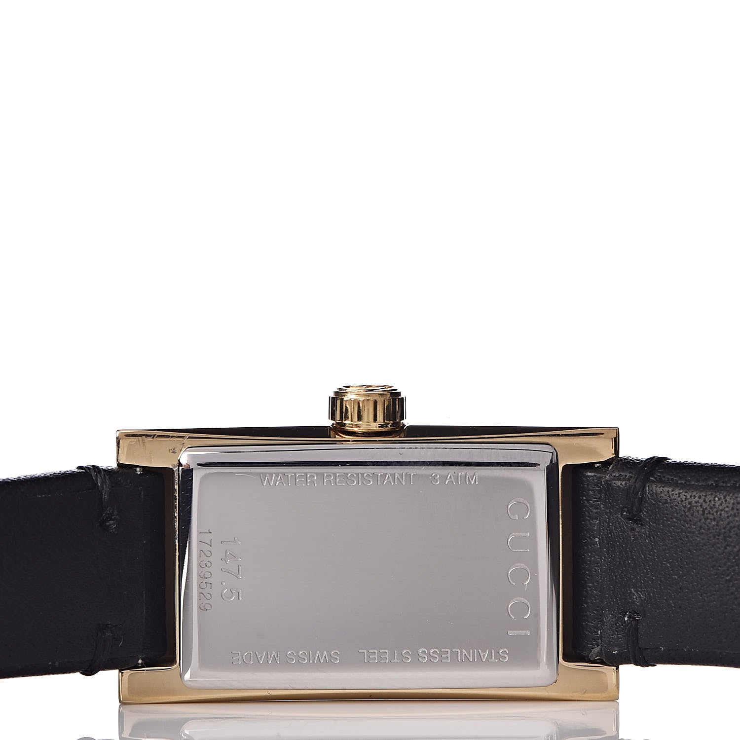 Gucci Stainless Steel Calfskin 14mm G-Frame Quartz Watch 5 of 10