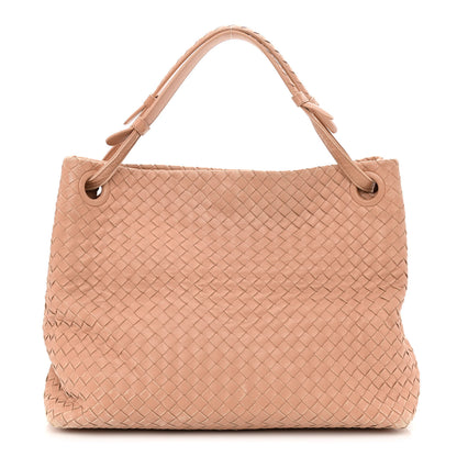 Bottega Veneta Nappa Intrecciato Bella Tote Flamingo 3 of 14