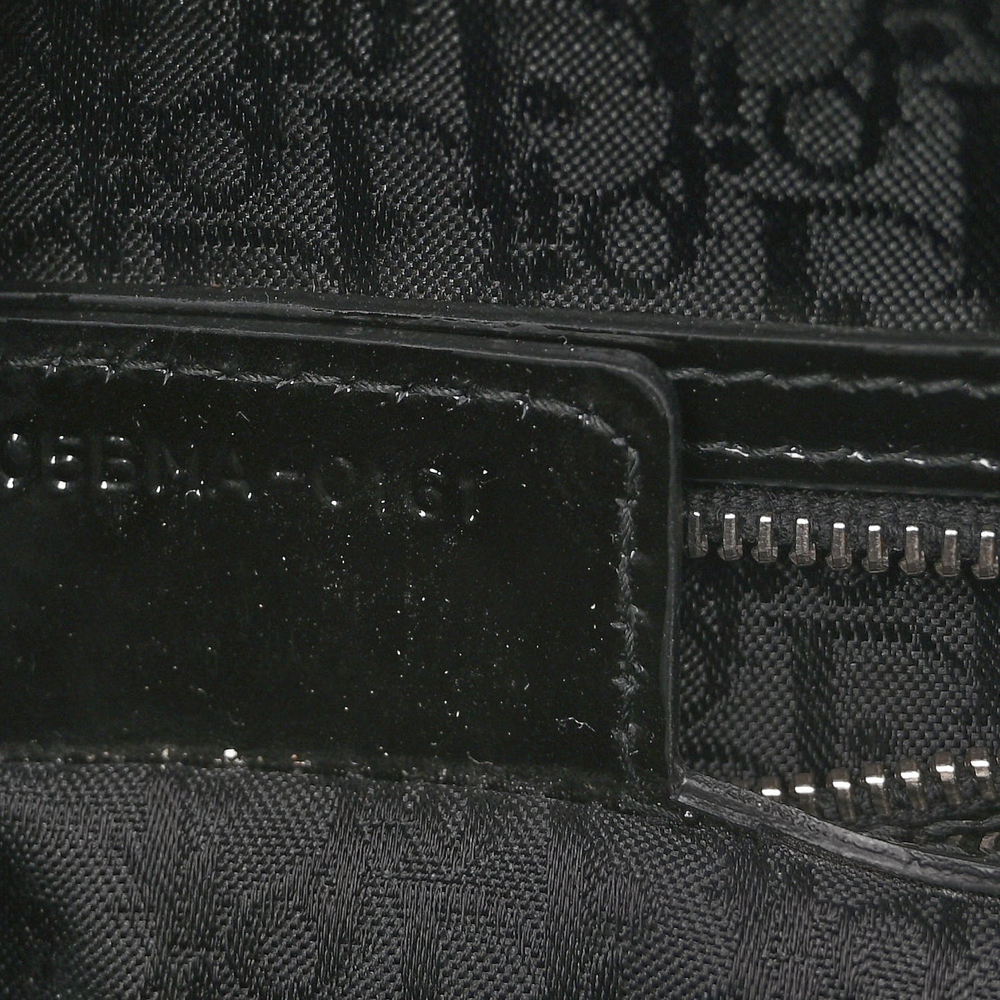 Patent Cannage Large Lady Dior Black