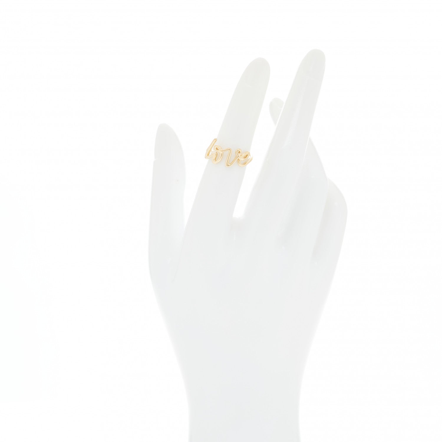 Tiffany 18K Yellow Gold Paloma's Graffiti Love Ring 49 5 2 of 5