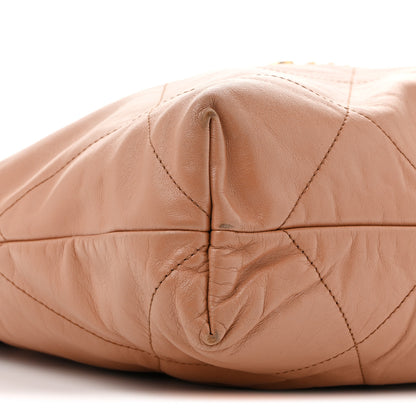 Chanel Shiny Calfskin Quilted Chanel 22 Beige 10 of 14