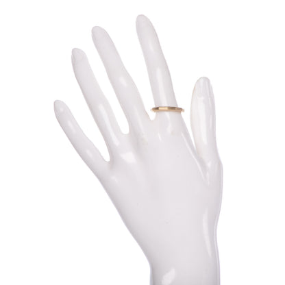 David Yurman 18K Yellow Gold 2.5mm Delaunay Narrow Band Ring 53 6.25 2 of 5