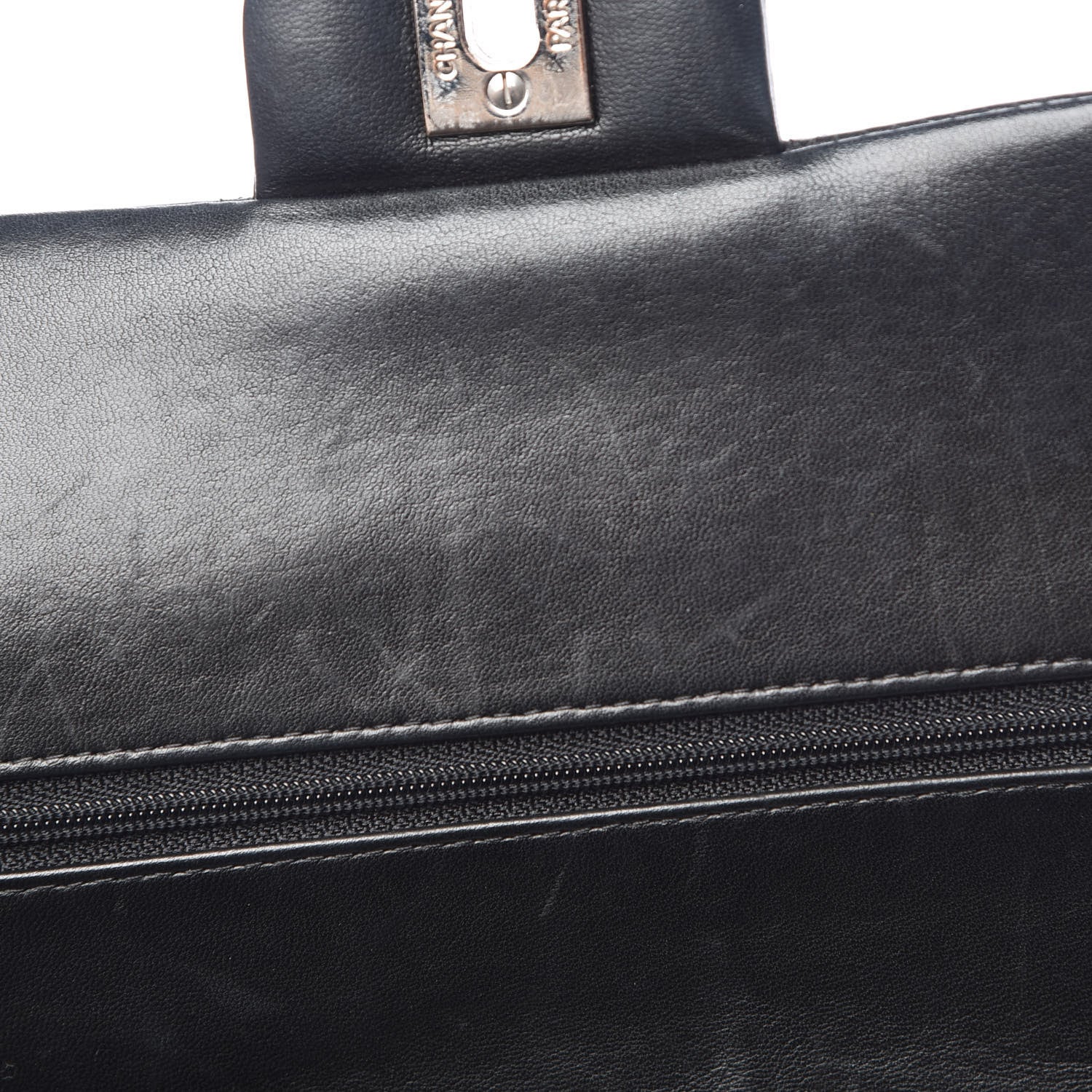 Chanel Lambskin Quilted Medium Double Flap Black 17 of 19