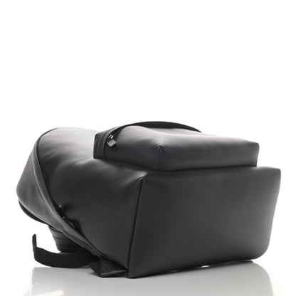 Balenciaga Smooth Calfskin Logo Everyday Backpack Black White 3 of 5