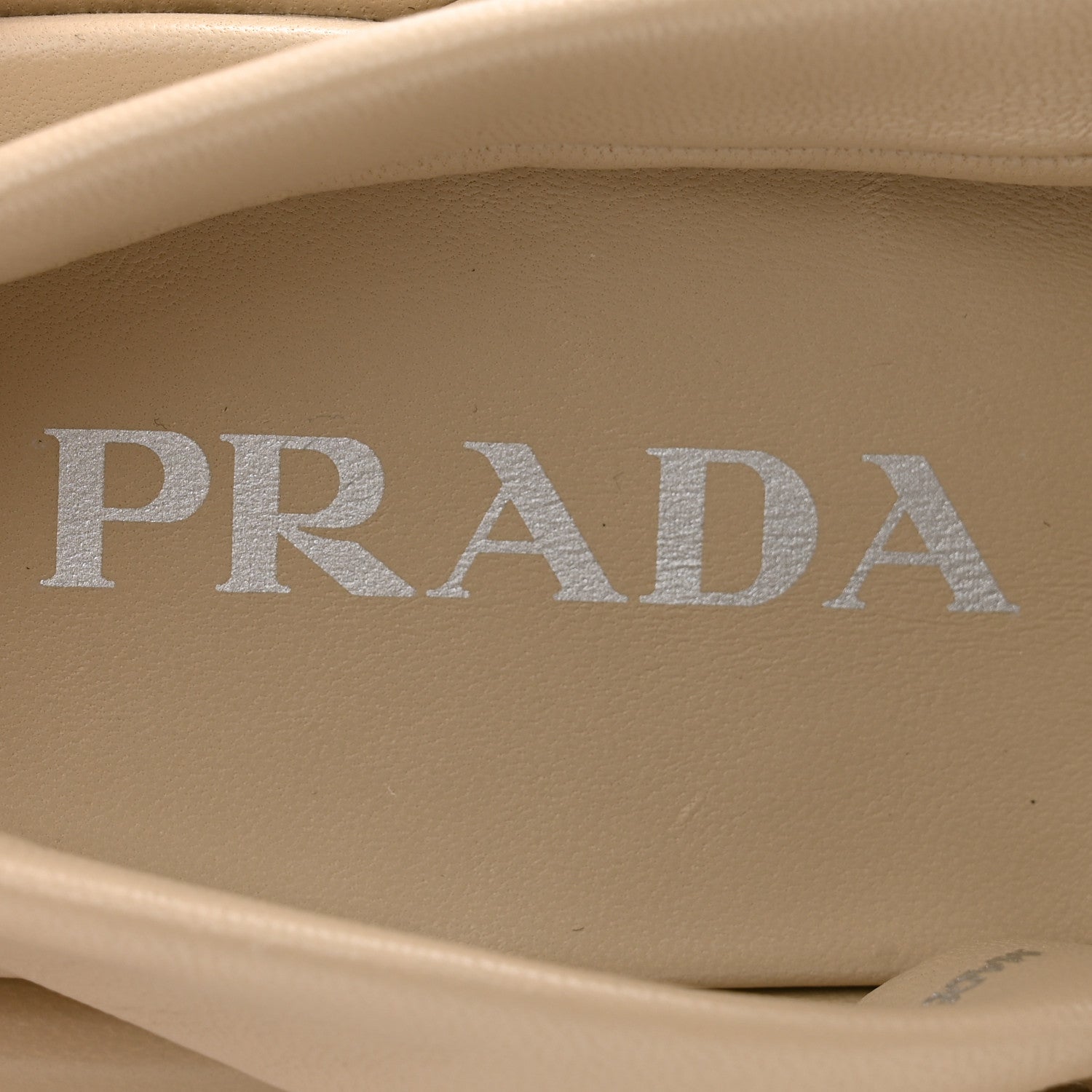 Prada Nappa Quilted Padded Platform Slingback Sandals 38.5 Deserto 6 of 8