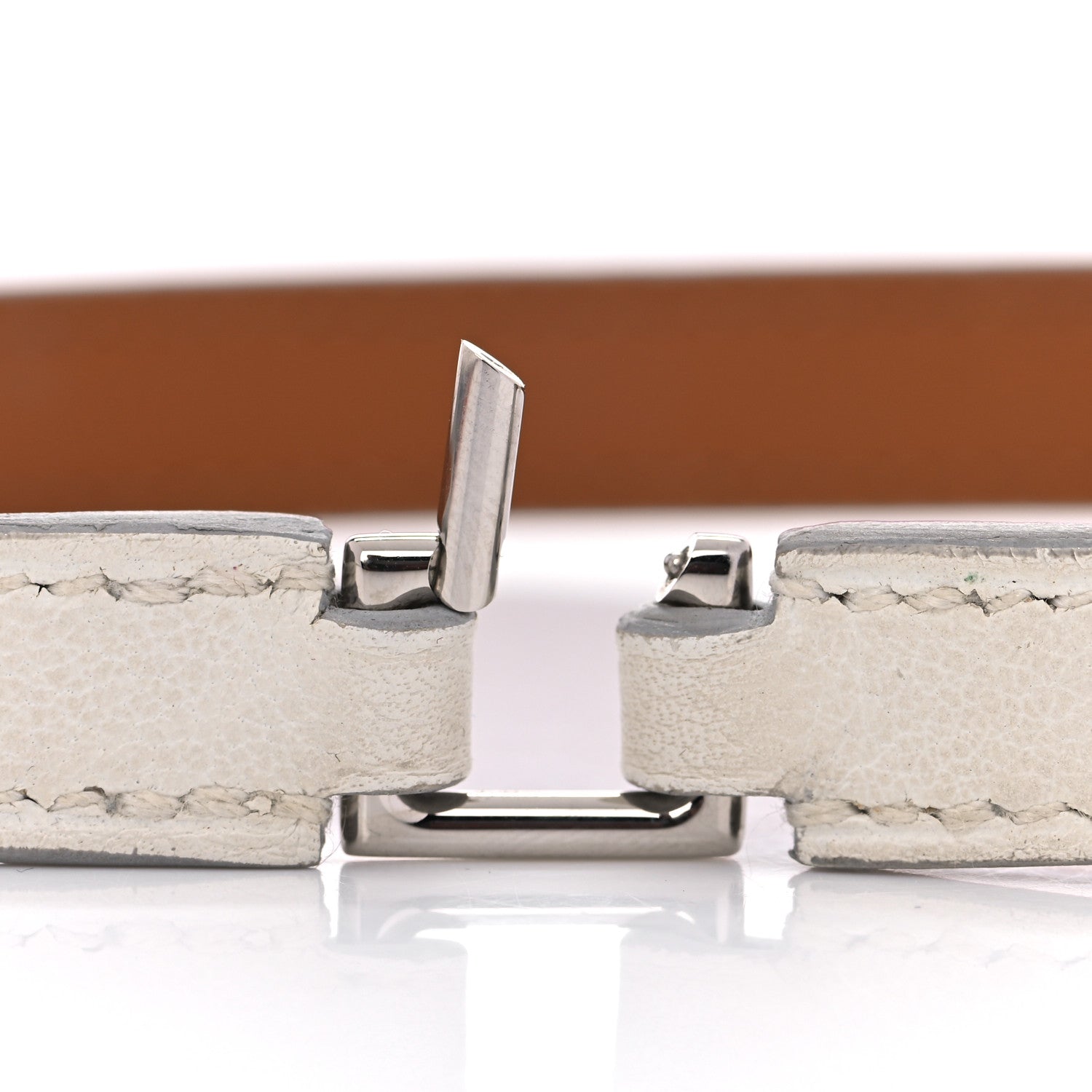 Hermes Swift Rivale Double Tour Bracelet White 3 of 7