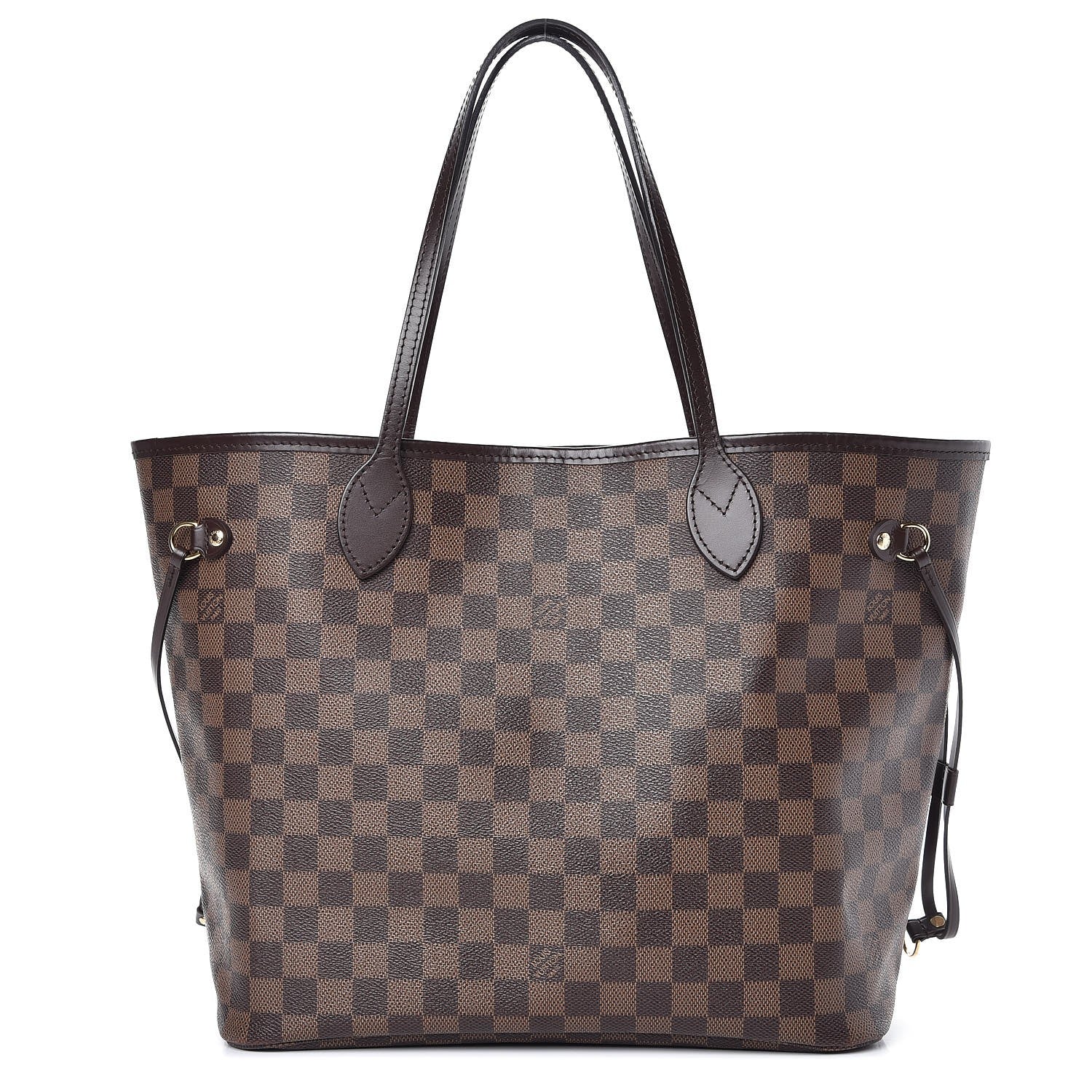 Louis Vuitton Damier Ebene Neo Neverfull MM Rose Ballerine 1 of 8