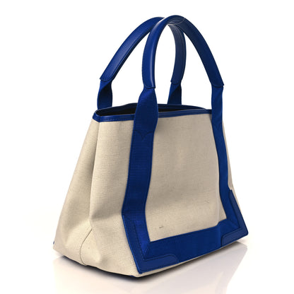 Balenciaga Canvas S Navy Cabas Natural Bleu Nuit 3 of 9