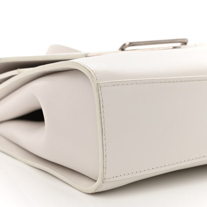 Bottega Veneta Box Calfskin Nappa Clip Bag Chalk 8 of 9