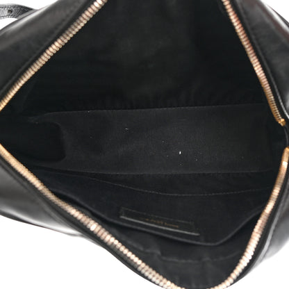 Saint Laurent Calfskin Matelasse Monogram Lou Camera Bag Black 5 of 18