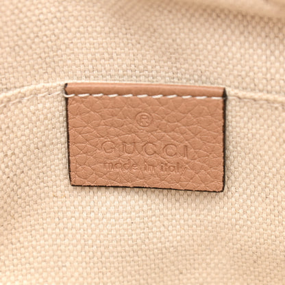 Gucci Pebbled Calfskin Small Soho Disco Bag Rose Beige 6 of 13