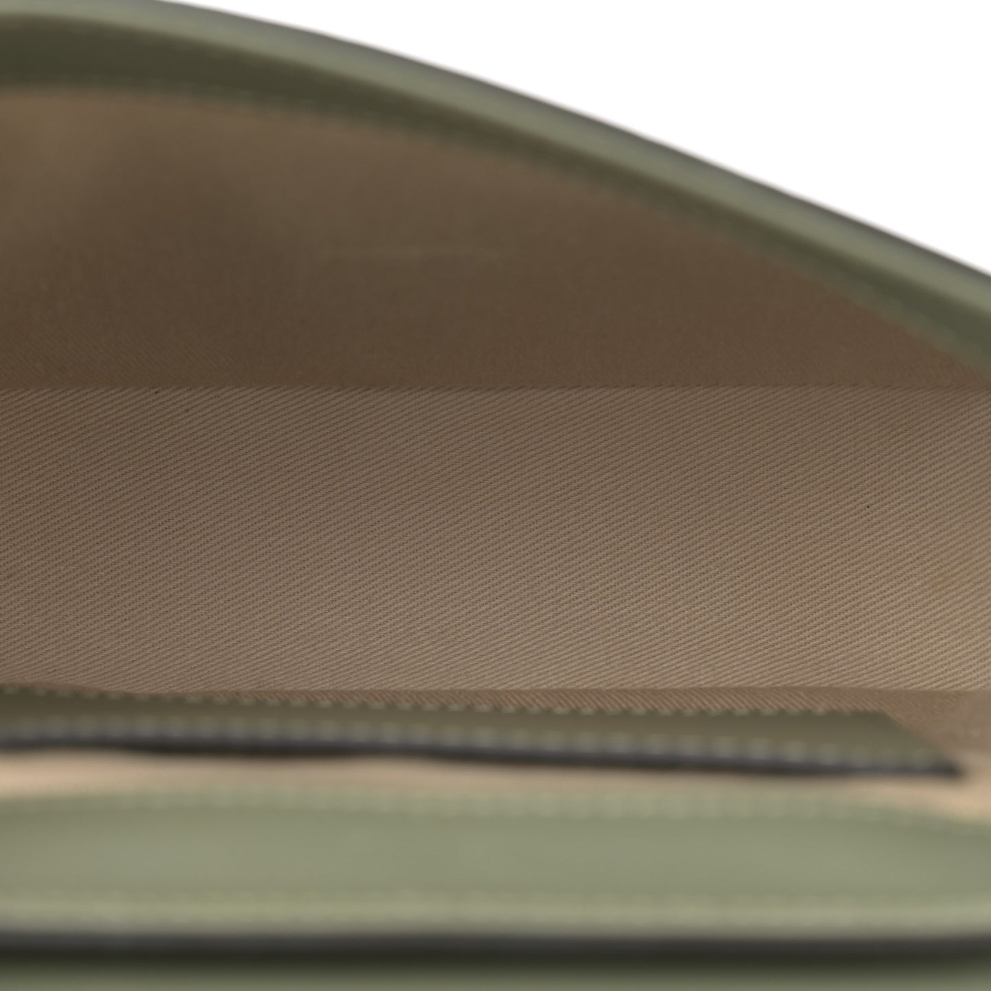 Calfskin Crocodile Embossed Mini C Double Carry Misty Forest