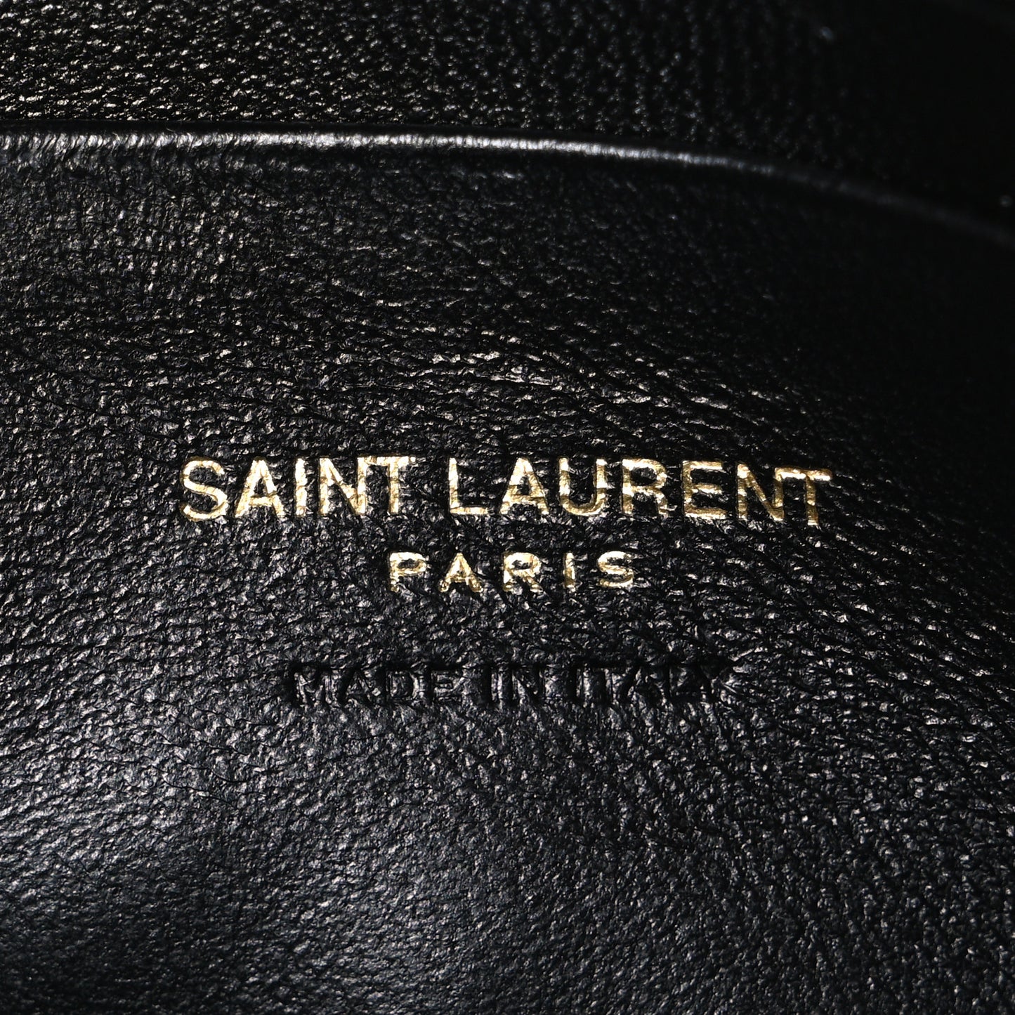 Calfskin Matelasse Monogram Mini Lou Camera Bag Black
