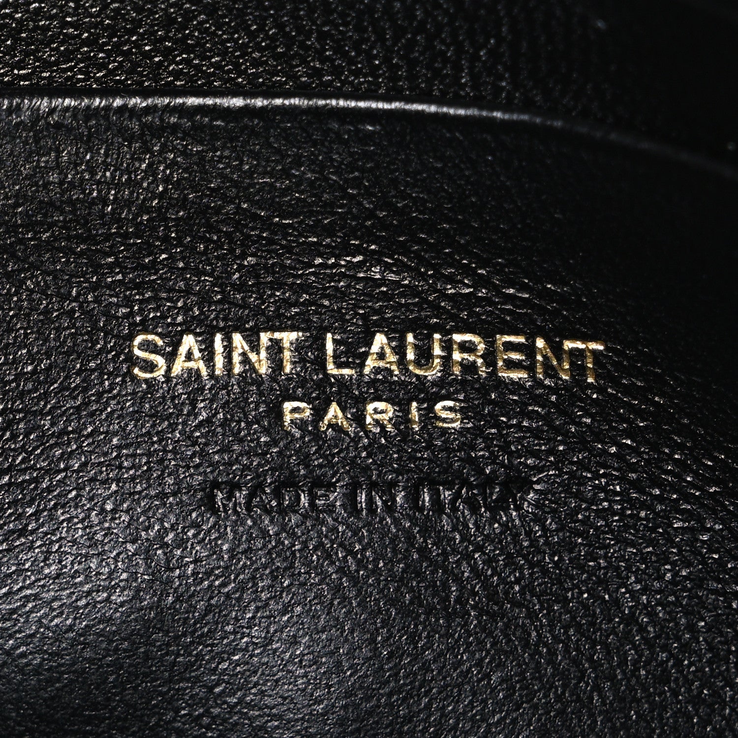 Saint Laurent Calfskin Matelasse Monogram Mini Lou Camera Bag Black 6 of 11