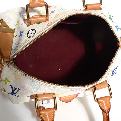 Louis Vuitton Monogram Multicolor Speedy 30 White 5 of 7