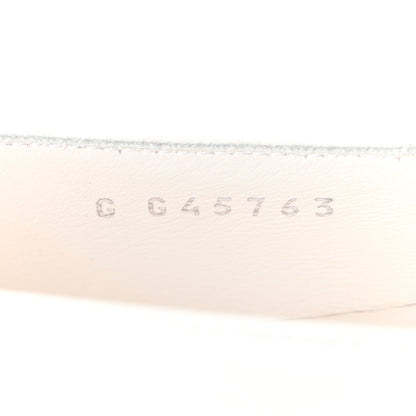 Chanel Shiny Lambskin Grosgrain Pearl Mary Janes Flats 36 White Black 9 of 10