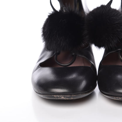 Gucci Calfskin Heloise Lace Up Ankle Boots 38 Black 10 of 13
