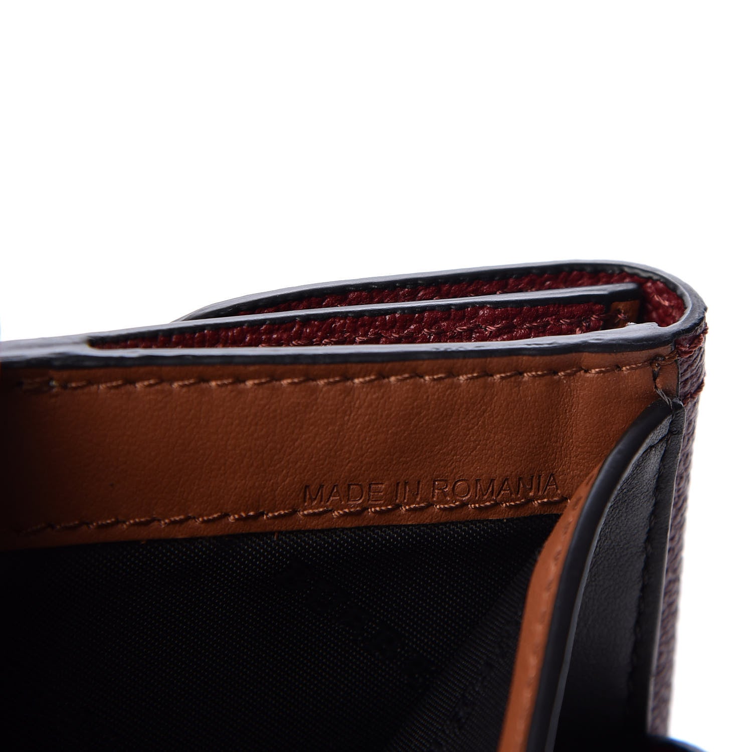 Burberry House Check Luna French Wallet Burgundy 8 of 10