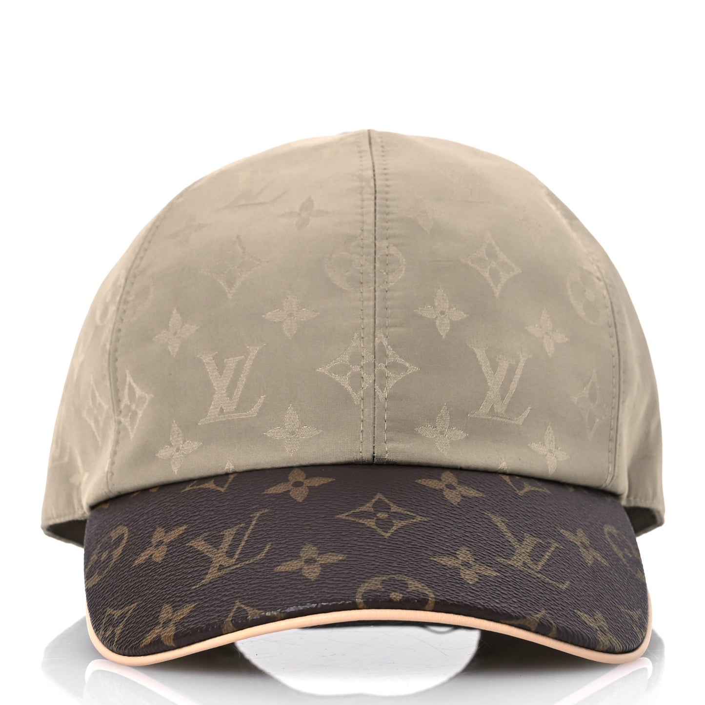 Monogram Polyester Silk LV Get Ready Cap M Beige