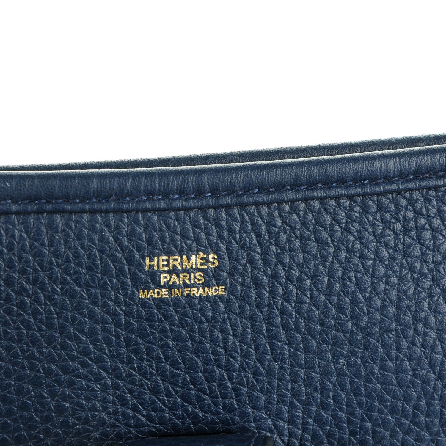 Hermes Taurillon Clemence Evelyne III GM Bleu Obscur 6 of 7