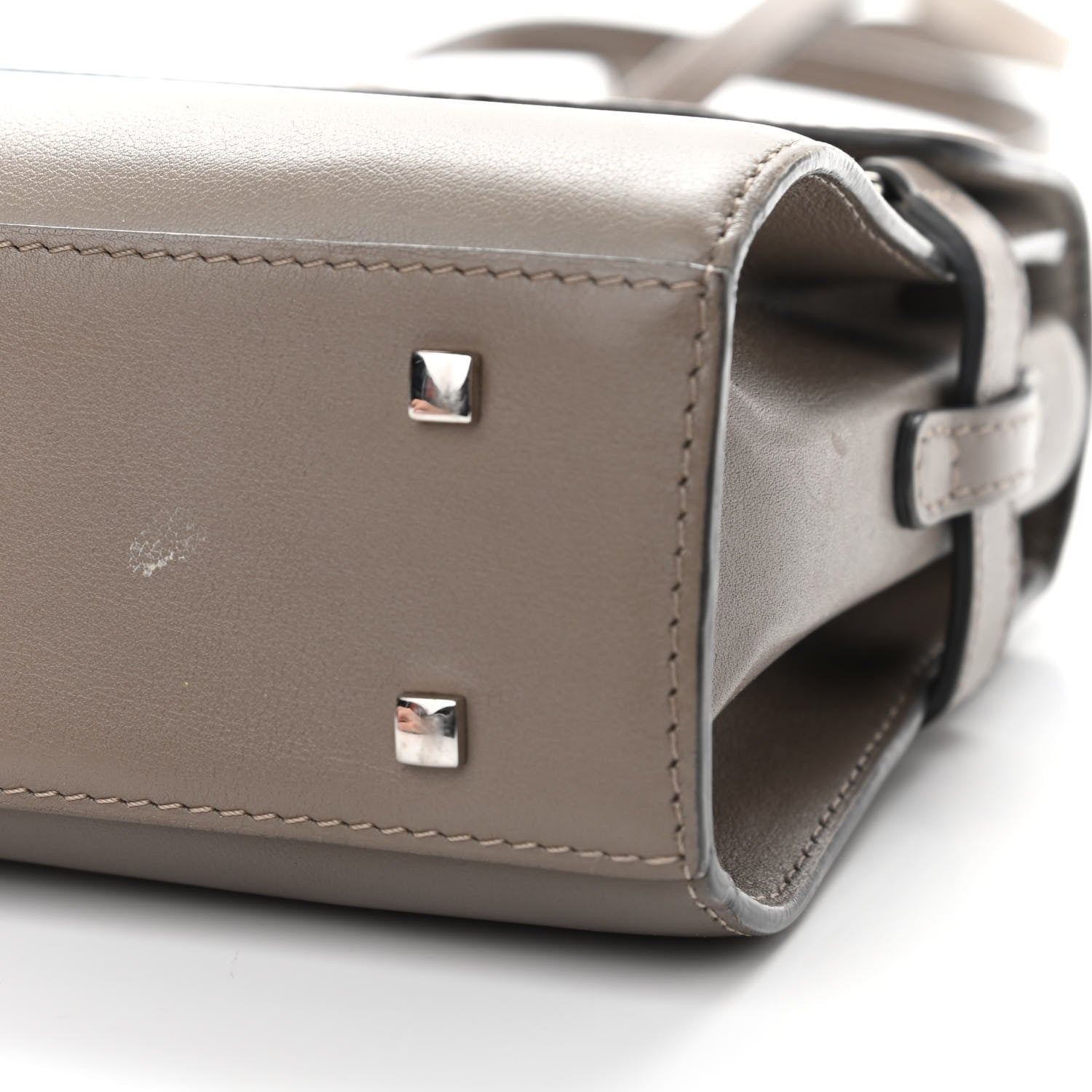 Delvaux Smooth Calfskin Mini Tempete Satchel Camaieux Tourterelle 13 of 13
