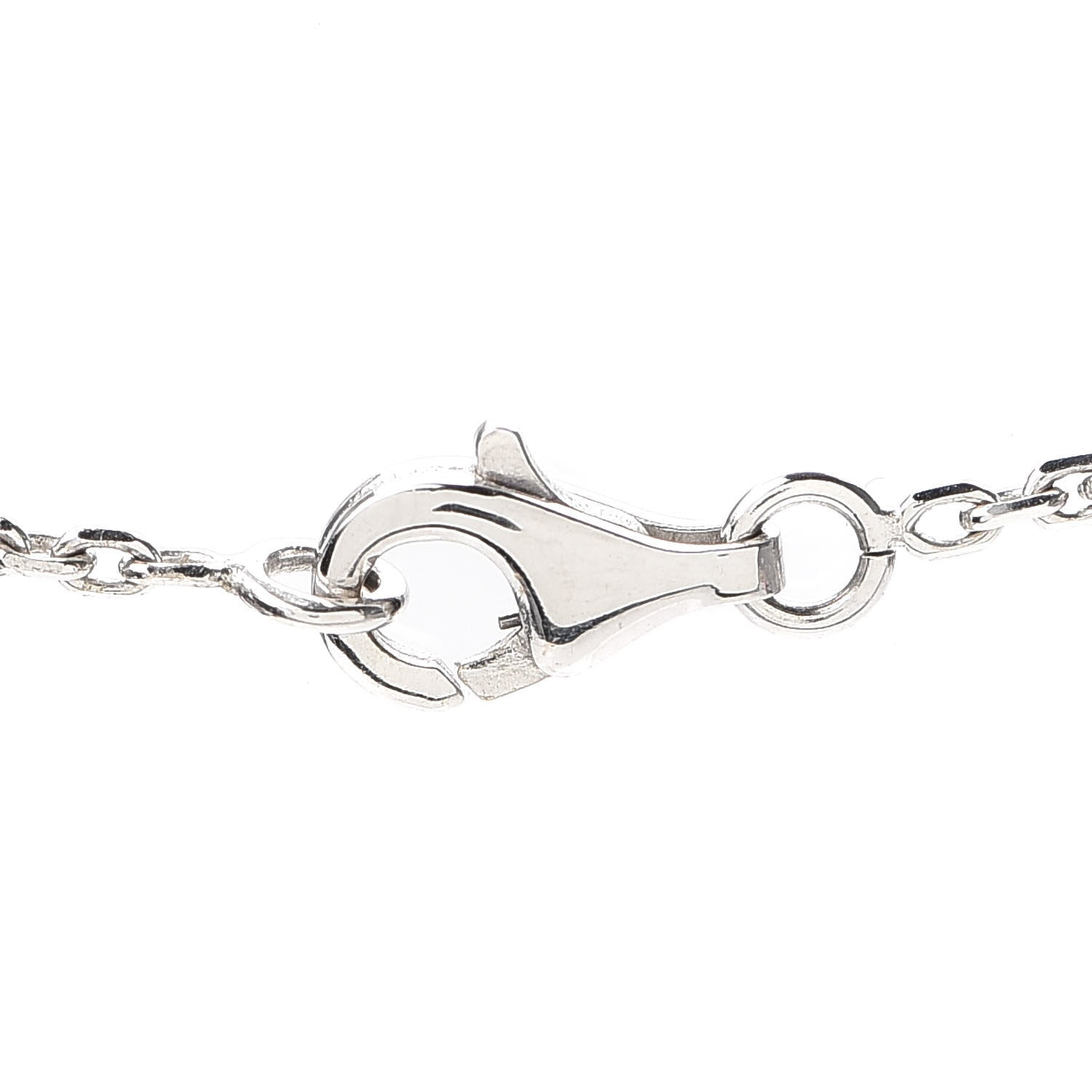 Chanel 18K White Gold Diamond Black Onyx Camelia Sculpte Drop Pendant Necklace 4 of 5