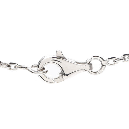 Chanel 18K White Gold Diamond Black Onyx Camelia Sculpte Drop Pendant Necklace 4 of 5