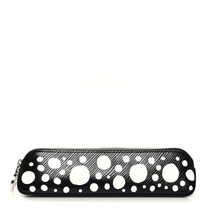 Louis Vuitton X YK Epi Infinity Dots Elizabeth Pencil Pouch Black White 1 of 11