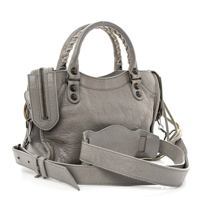 Balenciaga Agneau Classic Hardware Mini City Gris Pyrite 3 of 13
