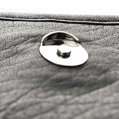 Saint Laurent Grained Lambskin Monogram Oversized Niki Chain Satchel Black 11 of 12