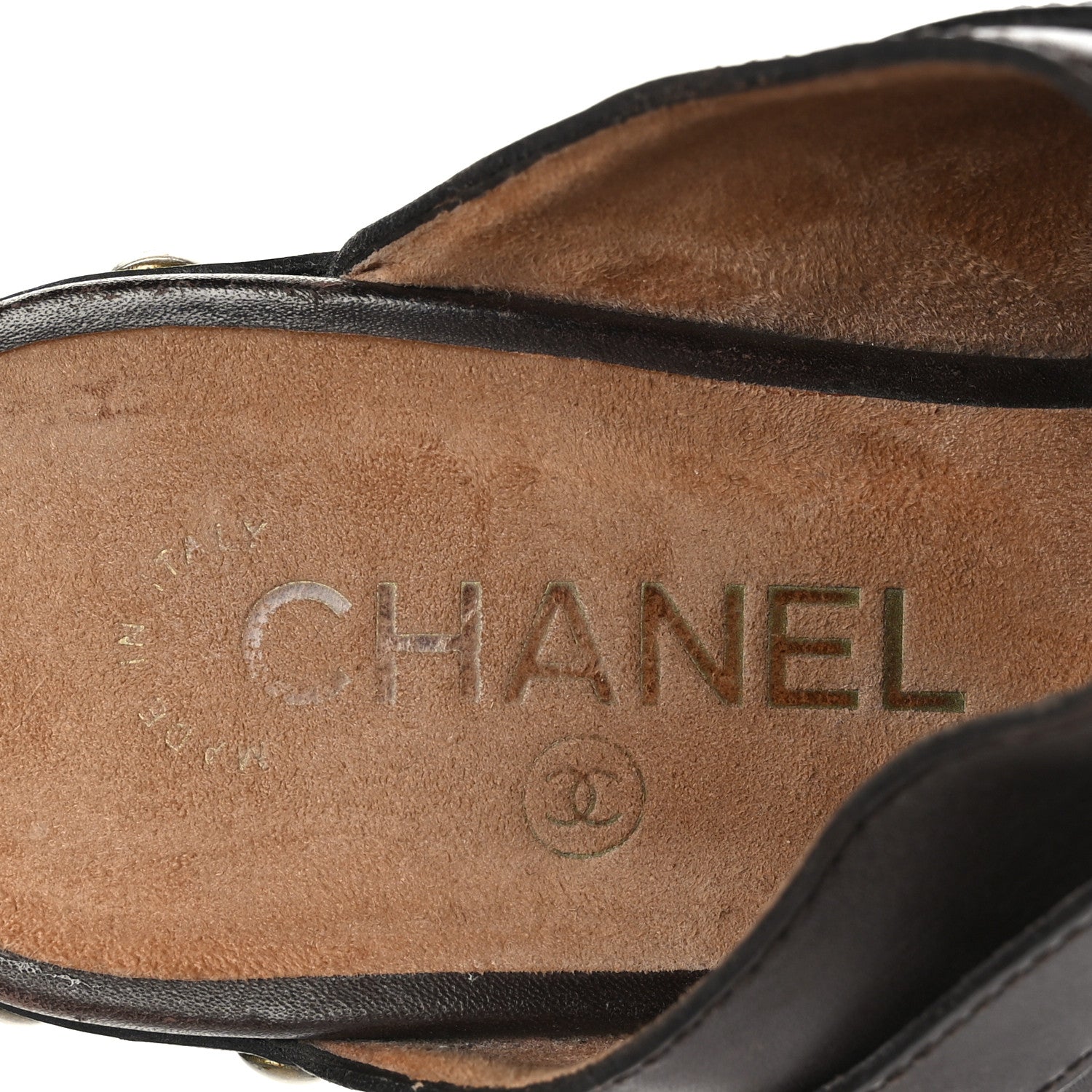 Chanel Calfskin CC Clog 38.5 Brown 8 of 8