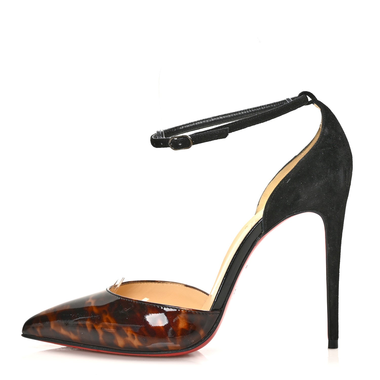 Christian Louboutin Patent Tartaruga Uptown 100 Pumps 36 Version Testa Di Moro 1 of 7