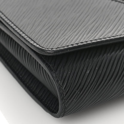 Louis Vuitton Epi Twist Chain Wallet Black 7 of 8