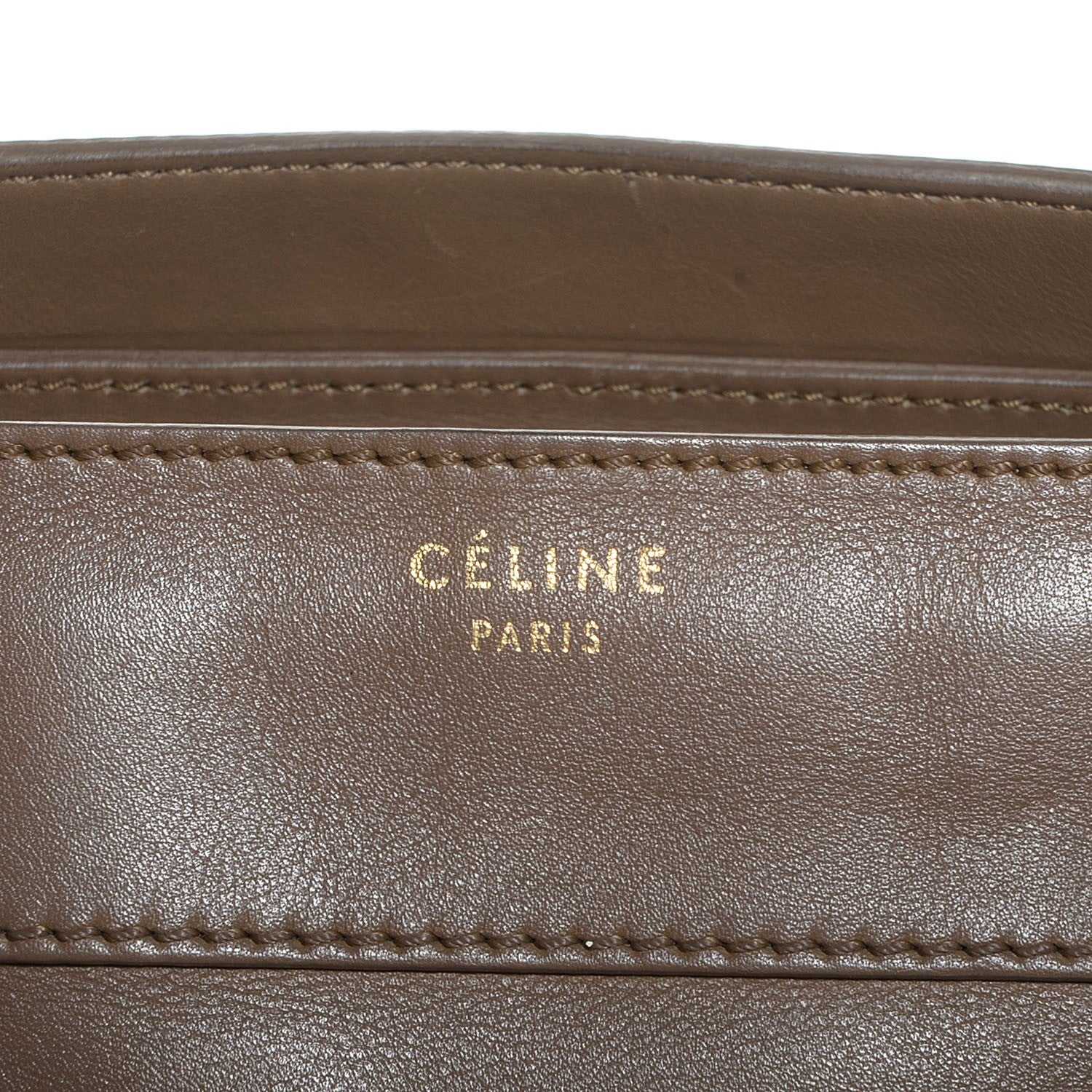Celine Smooth Calfskin Shoulder Luggage Camel 9 of 9