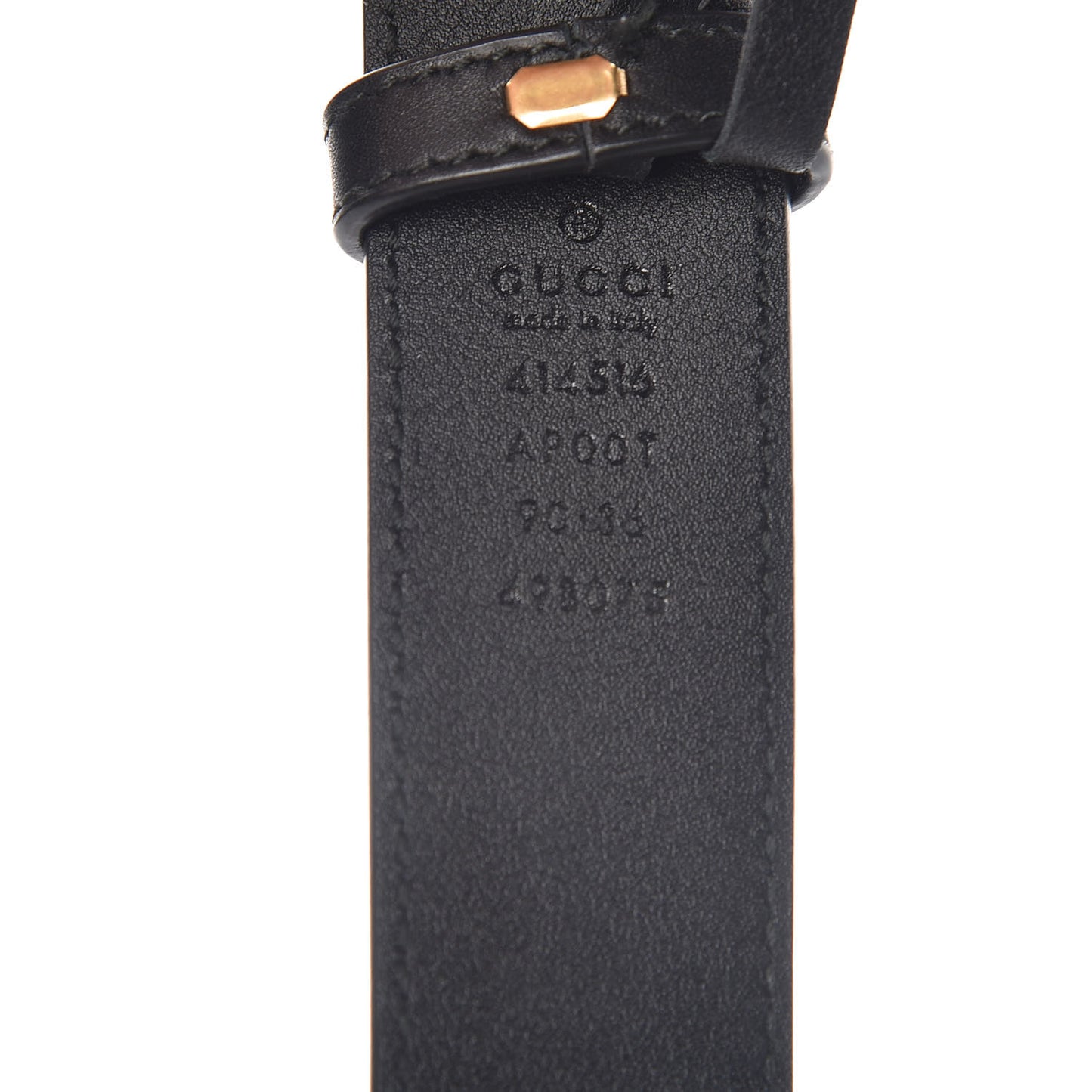Calfskin Double G 30mm Belt 90 36 Black