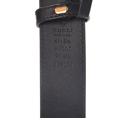 Gucci Calfskin Double G 30mm Belt 90 36 Black 4 of 6