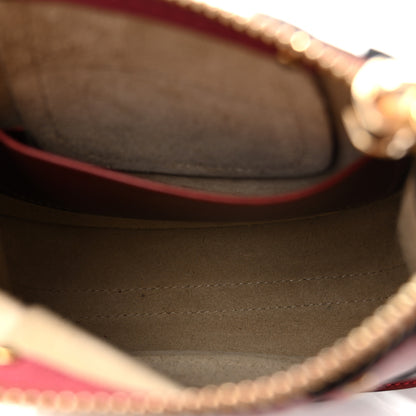 Chloe Grained Calfskin Nano Hayley Hobo Sienna Red 5 of 10