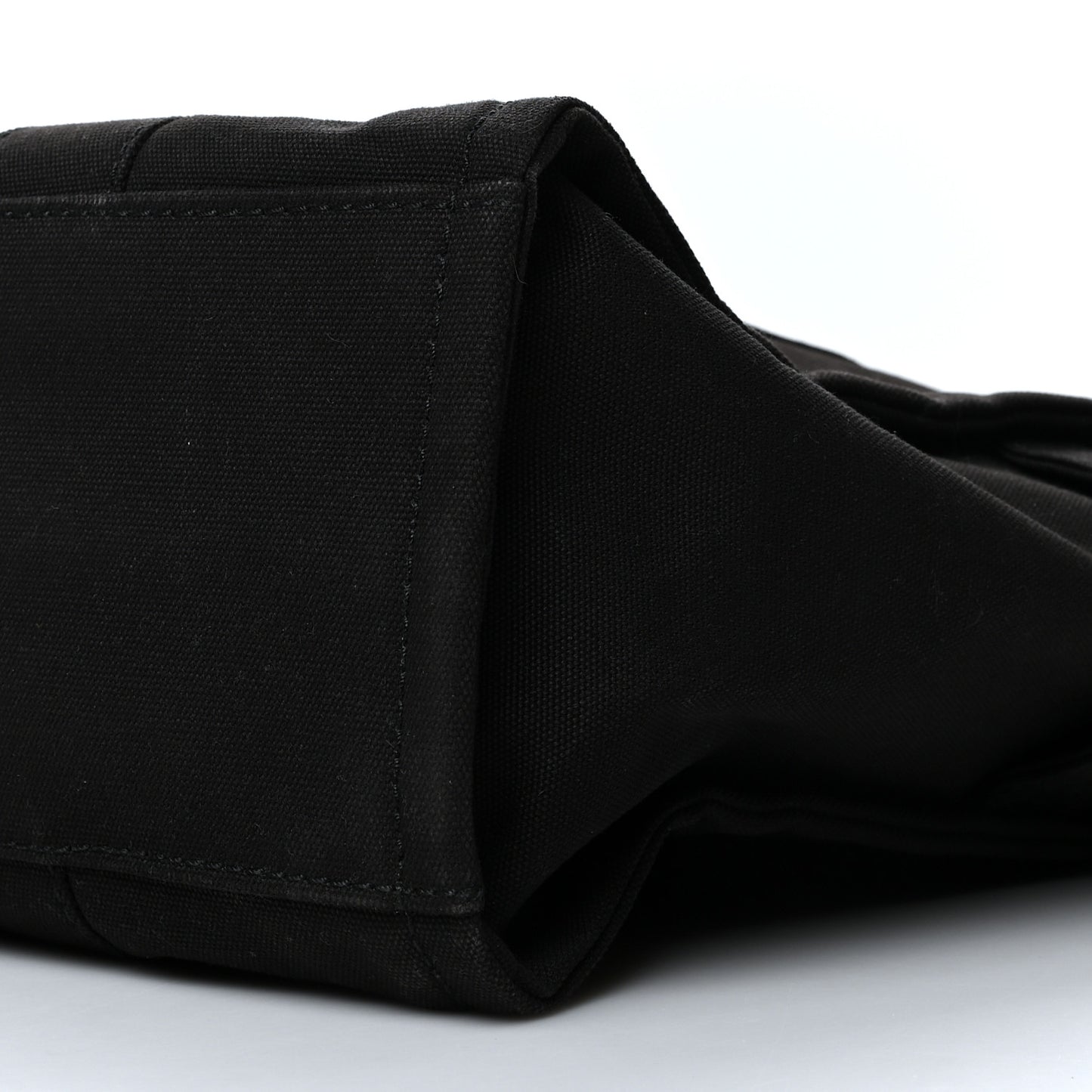 Cotton Canvas Large The Tote Bag Black