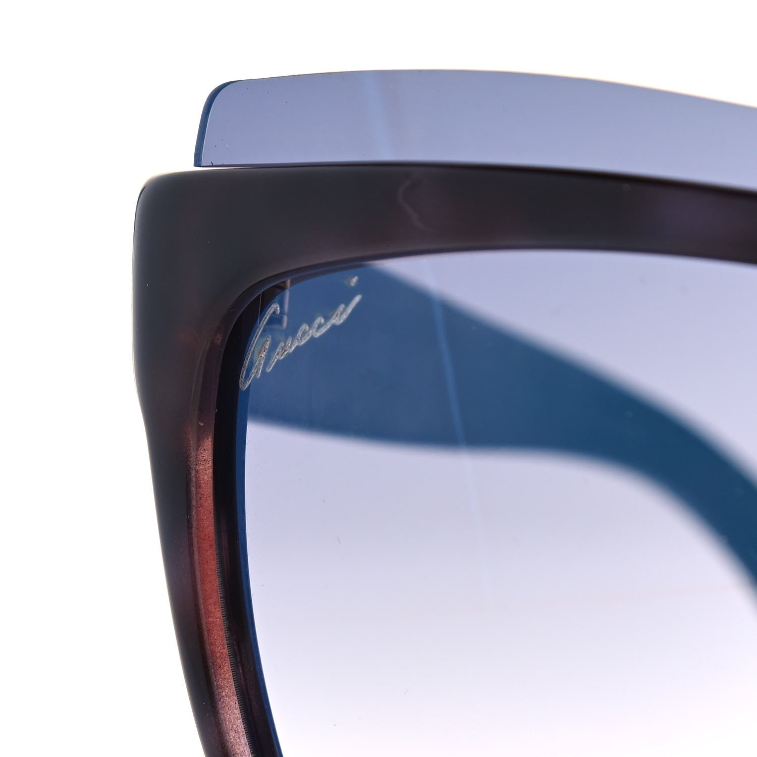 Gucci Cat Eye Sunglasses GG 3782/S Havana Purple 7 of 9