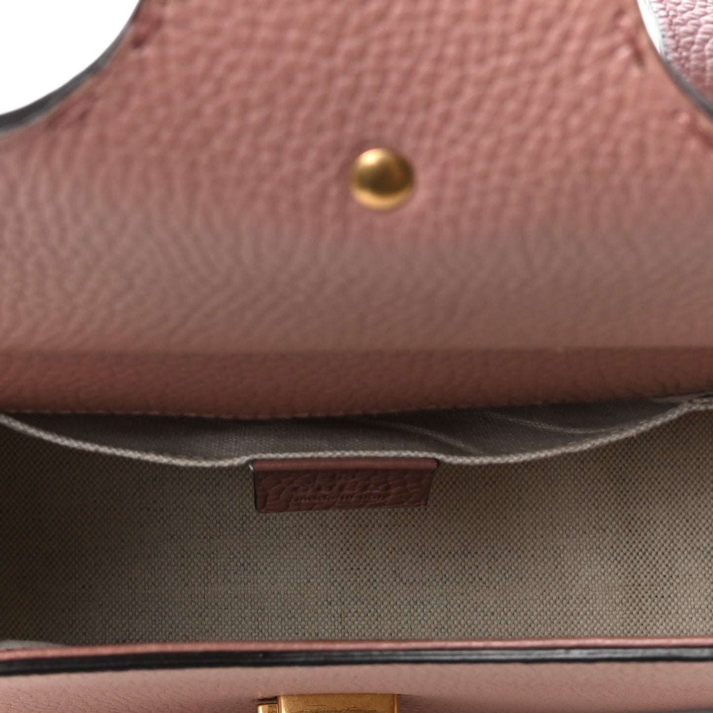 Calfskin Mini GG Marmont Top Handle Bag Rosy Phard