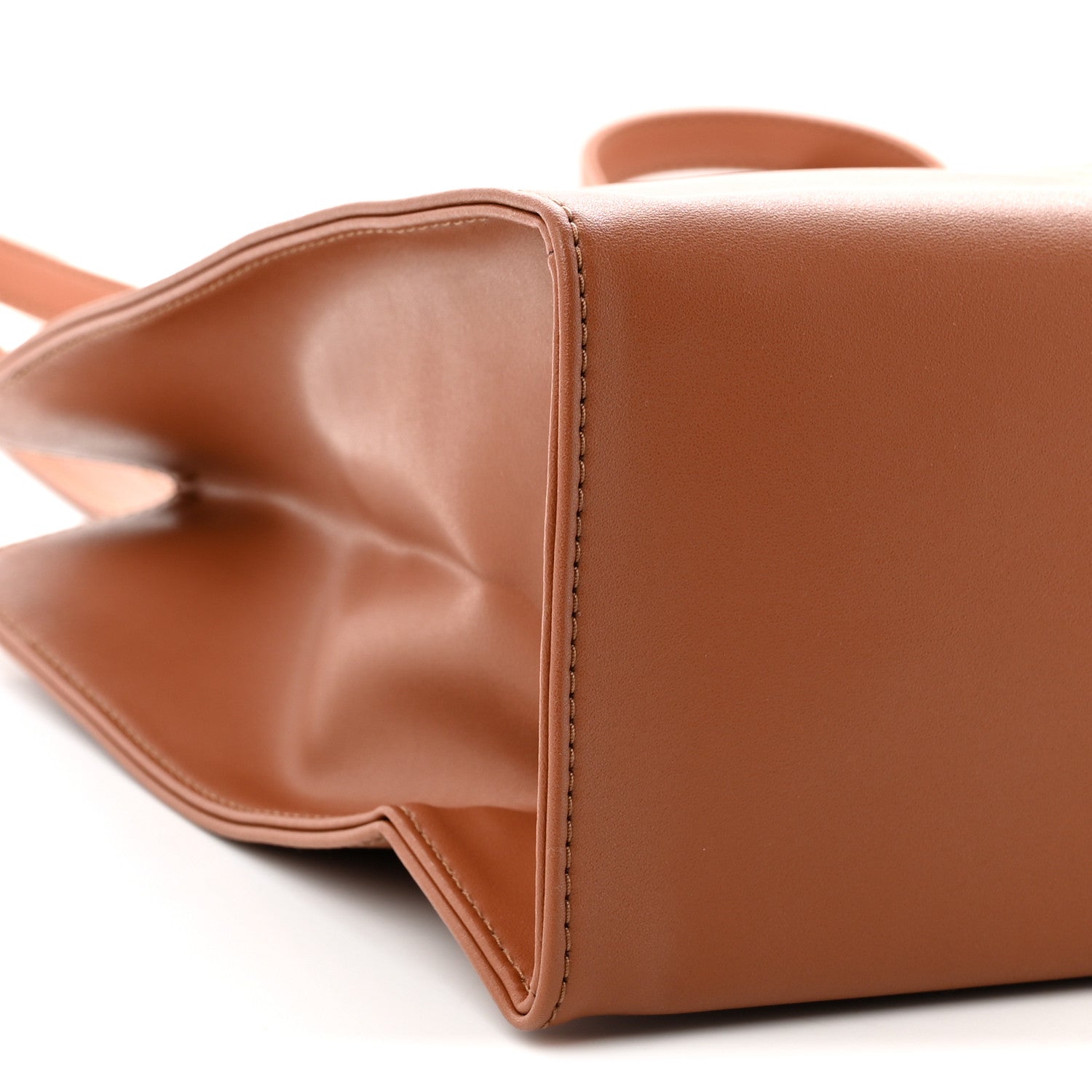 Telfar Vegan Leather Medium Shopping Bag Tan 9 of 10