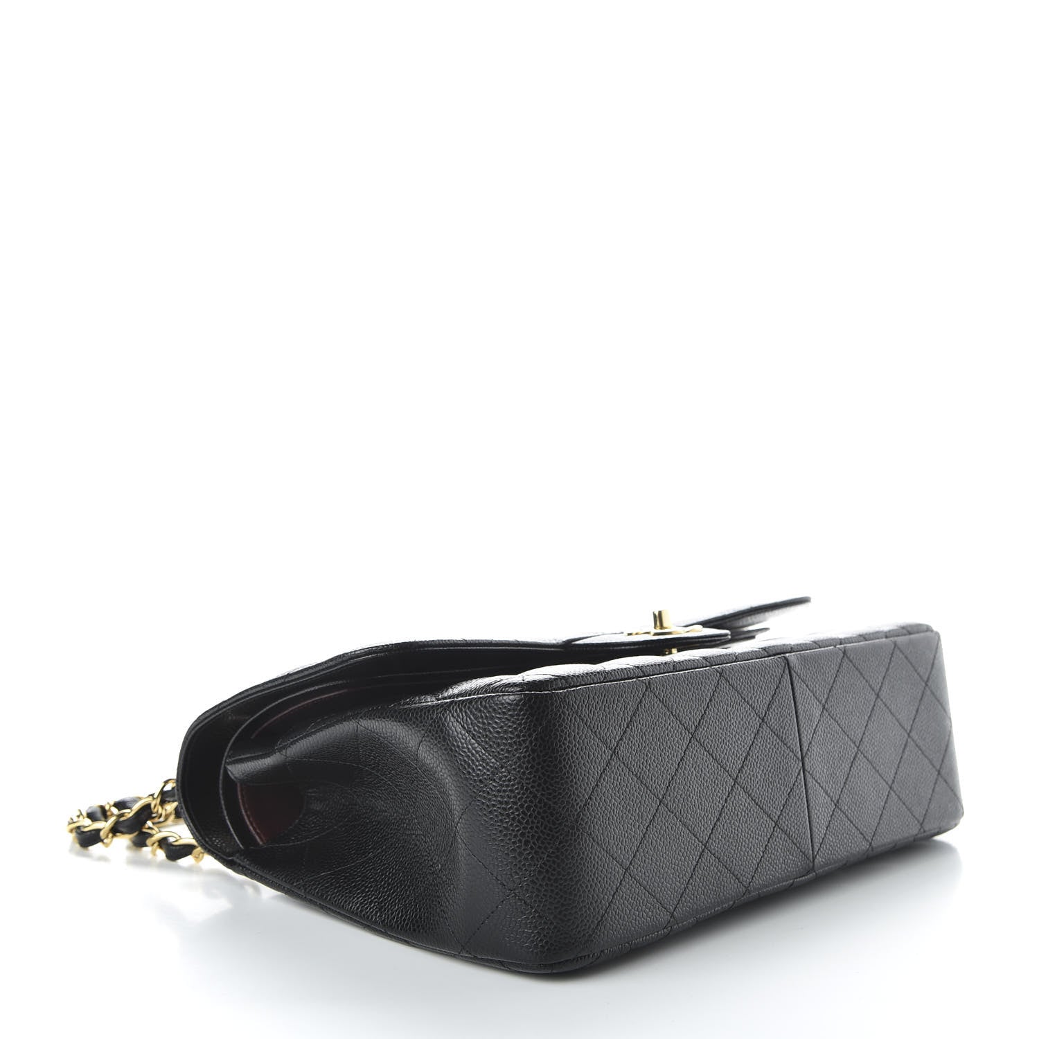 Chanel Caviar Quilted Jumbo Double Flap Black 4 of 11