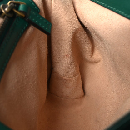 Gucci Calfskin Matelasse Small GG Marmont Shoulder Bag Emerald Green 11 of 16