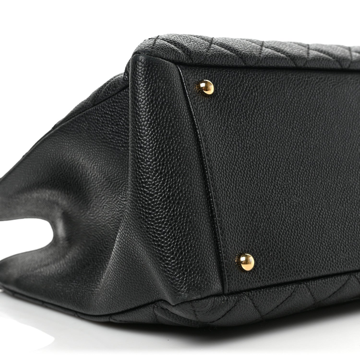 Chanel Caviar Quilted XL Grand Shopping Tote GST Black 7 of 8