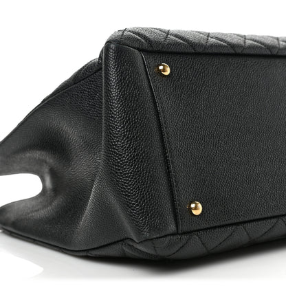 Chanel Caviar Quilted XL Grand Shopping Tote GST Black 7 of 8