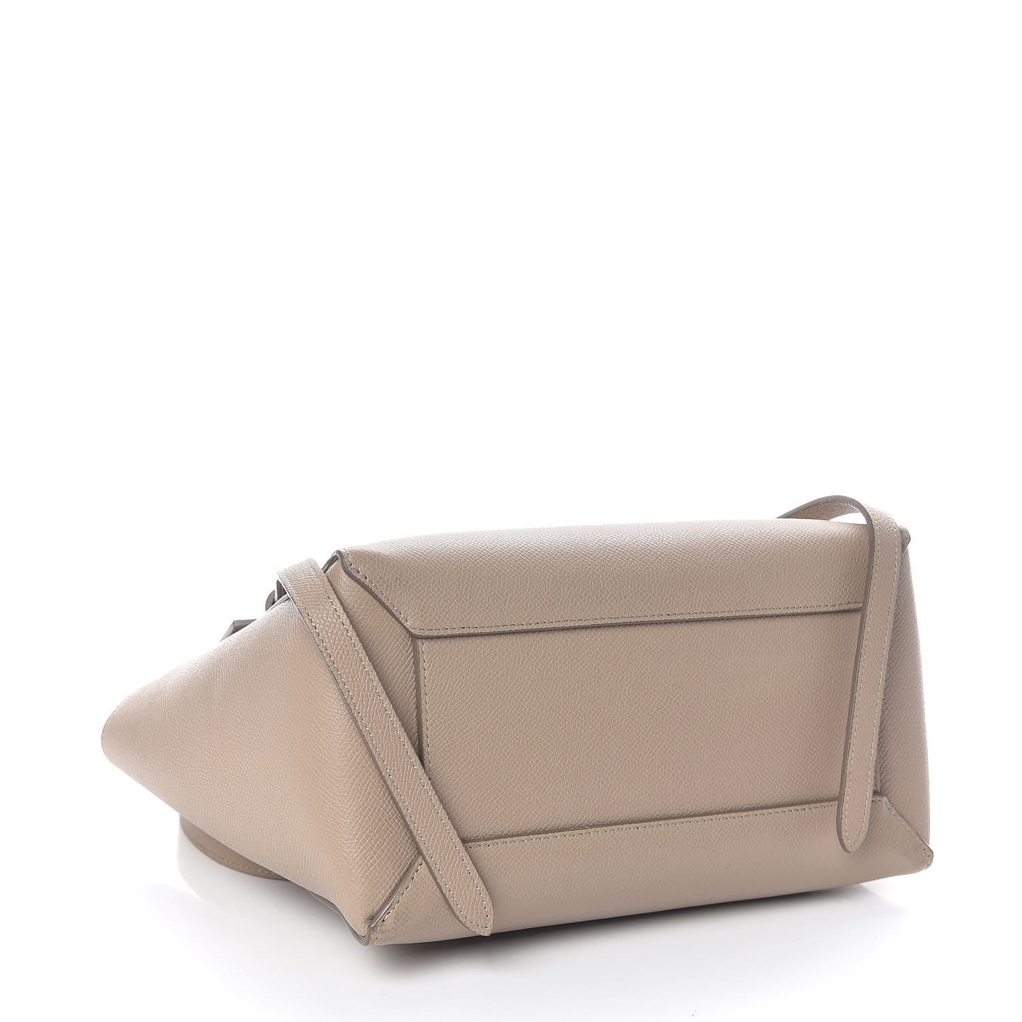 Grained Calfskin Micro Belt Bag Light Taupe