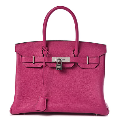 Hermes Togo Birkin 30 Rose Pourpre 1 of 13