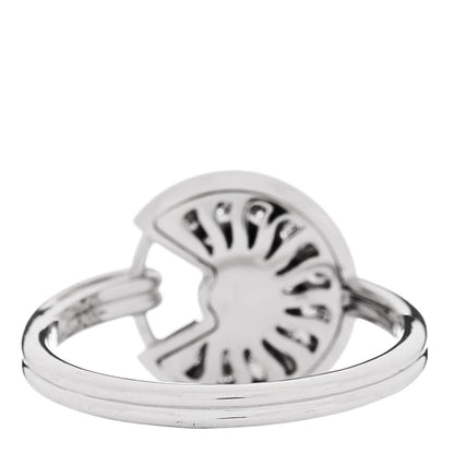 Cartier 18K White Gold Diamond SM Amulette de Cartier Ring 51 5.75 4 of 7