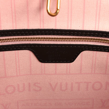 Louis Vuitton Damier Ebene Neo Neverfull MM Rose Ballerine 6 of 8